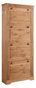 Ormarić za cipele Denton 1456, Bor, 172x75x25cm