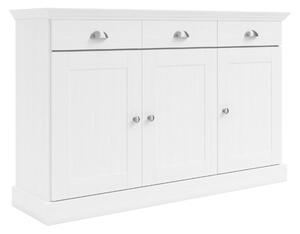 Komoda Salfelo 103, Bijela, 80x125x35cm