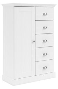 Komoda Salfelo 104, Bijela, 110x75x35cm