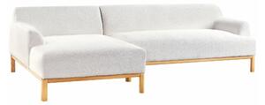 Kutna garnitura Berwyn 2229, Bijela, 74x251x132cm, Eukaliptus, Kaučuk