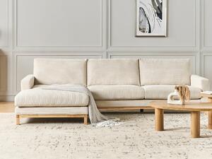Kutna garnitura Berwyn 2540, Beige, 92x321x168cm, Eukaliptus