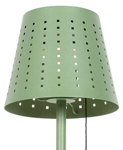 Vanjska podna svjetiljka zelena uklj. LED 3-stupanjska prigušiva na solarnu energiju - Ferre