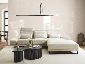 Kutna garnitura Berwyn 2552, Beige, 90x320x192cm, Eukaliptus