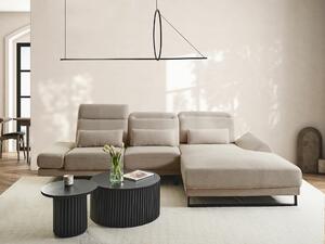 Kutna garnitura Berwyn 2552, Taupe, 90x320x192cm, Eukaliptus