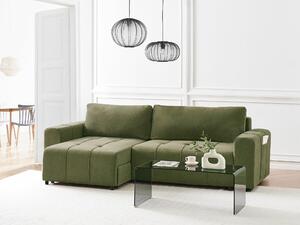 Kutna garnitura Mirtivi 104, Zelena, 90x261x156cm, Eukaliptus