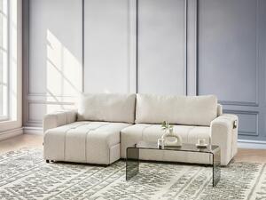 Kutna garnitura Mirtivi 104, Beige, 90x261x156cm, Eukaliptus