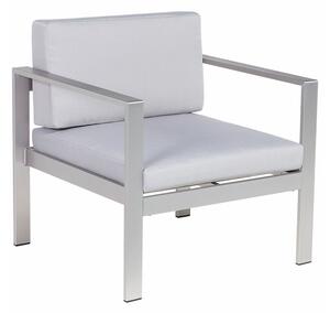 Vrtna fotelja Berwyn 2582, Svijetlo siva, 80x77x75cm