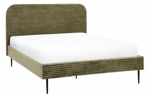 Krevet Berwyn 2591, Zelena, 109x153cm, Topola