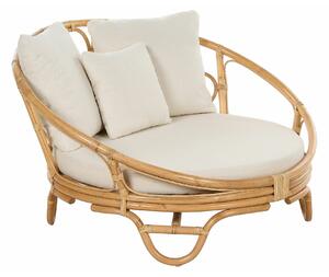 Vrtna fotelja Berwyn 2600, Svijetlo smeđa, Beige, 71x112x110cm, Namještaj je već sastavljen