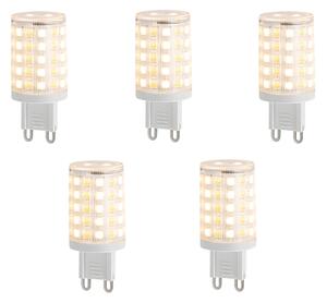 Set od 5 pametnih G9 prigušivih LED žarulja prozirnih 2,5 W 250 lm 2700-6500K