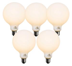 Set od 5 E27 Prigušiva LED žarulja Opal G125 5W 450lm 2200K