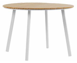 Vrtni stol Berwyn 2627, Bijela, Svijetlo drvo, 73cm