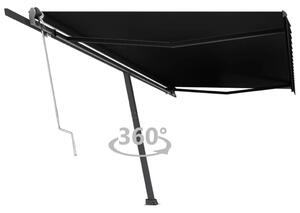 VidaXL Samostojeća automatska tenda 500x300 cm antracit