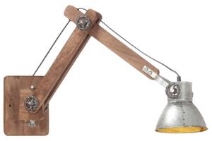 VidaXL Zidna svjetiljka u industrijskom stilu srebrna okrugla E27