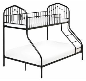 Dvokatan krevet Berwyn 2633, 180x148cm, Crna, Metal
