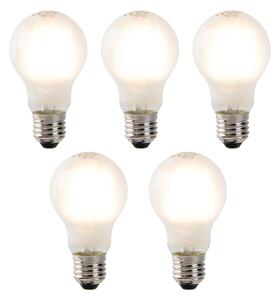 Set od 5 prigušivih E27 LED žarulja s matiranim staklom 4W 320lm 2700K
