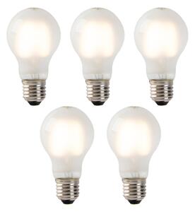Set od 5 LED žarulja s filamentom E27 matirano staklo A60 2W 180lm 2700K