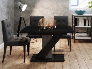 Zondo Moderan stol Exalior (crni sjaj + beton). 1054137