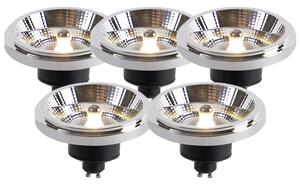 Set od 5 GU10 prigušivih LED žarulja AR111 11W 810lm 2700K