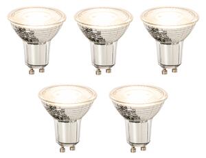 Set od 5 GU10 prigušivih LED žarulja 8W 650lm 2700K