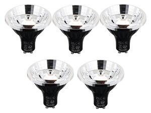 Set od 5 Pametna GU10 prigušiva LED žarulja AR70 6W 500lm 2200-6500K