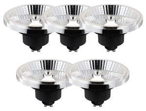 Set od 5 pametnih GU10 prigušivih LED žarulja AR111 10W 800 lm 2200 - 6500K