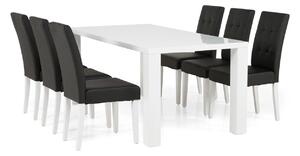 Blagovaonski set Scandinavian Choice 126, 76x90x180cm, Medijapan, Kaučuk