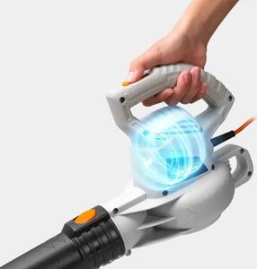 VonHaus Električni Puhač Lišća 3000W – 3-u-1 Funkcija (Puhač, Usisavač, Drobilica) – Svestran Alat za Vrt