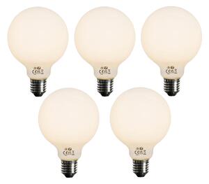 Set od 5 E27 Prigušiva LED žarulja Opal G95 5W 450lm 2700K