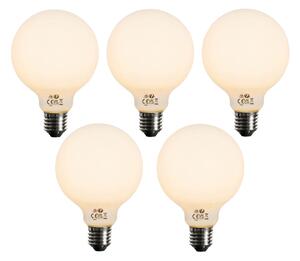 Set od 5 E27 Prigušiva LED žarulja Opal G95 5W 450lm 2200K
