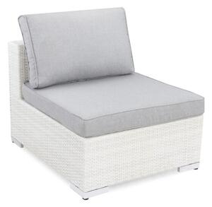 Vrtna fotelja Comfort Garden 1373, Siva, Bijela, 64x75x90cm