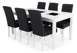 Blagovaonski set Scandinavian Choice 642, 76x90x180cm, Medijapan, Drvo