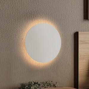 TK Lighting Luna zidna svjetiljka, bež, indirektno svjetlo, Ø 30 cm, čelik, prigušiva, Bež, Dnevni boravak/blagovaonica, Metal