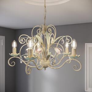 Luminex Luster Luce, s pet svjetala, prigušiva, Dnevni boravak/blagovaonica, Metal