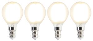 Set od 4 LED žarulja E14 P45 mat 3.5W 360lm 2700K