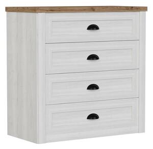 Komoda Ferdore 130, Hrast lefkas, Anderson bor, 88x88x43cm