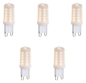 Set od 5 prigušivih G9 LED žarulja Opal 1,2 W 100 lm 2200 K