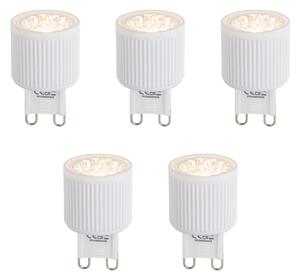 Set od 5 LED žarulja G9 24 mm 3 W 300 lm 2700 K