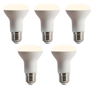 Set od 5 prigušivih LED žarulja E27 R63 6,2 W 520 lm 2700 K