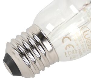 Set od 5 prigušivih LED žarulja s filamentom E27 G95 crna 550lm 2700K