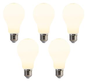 Set od 5 LED žarulja E27 A67 Opal 8W 900lm 2700K