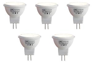 Set od 5 LED žarulja G4 MR11 2.7W 210lm 3000K 12V