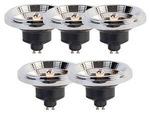 Set od 5 GU10 3-stupanjskih prigušivih LED žarulja AR111 11W 620lm 2000-3000K