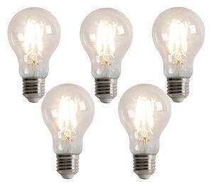 Set od 5 E27 3-stupanjskih prigušivih LED žarulja A60 5W 500lm 2700K