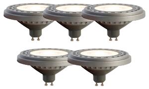 Set od 5 GU10 LED žarulja AR111 8W 750 lm 3000K