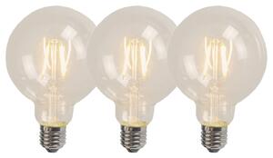 Set od 3 E27 LED žarulja sa žarnom niti G95 4W 320lm 2700K