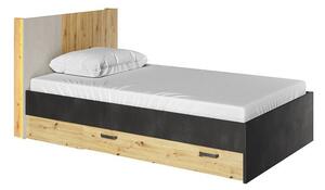 Krevet Orlveno 113, 120x200, Laminirani iveral, Podnice, 130x217x100cm