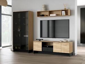 Dnevni boravak Lorcamo 111, Crna, Svijetlo drvo