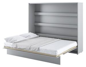 Zidni krevet Concept Pro Lenart Levfere 115, Siva, 178x188cm