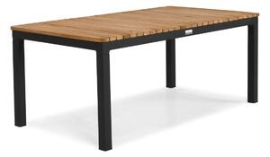 Vrtni stolić za kavu Comfort Garden 1717, Crna, Smeđa, 55x60cm, Tikovina